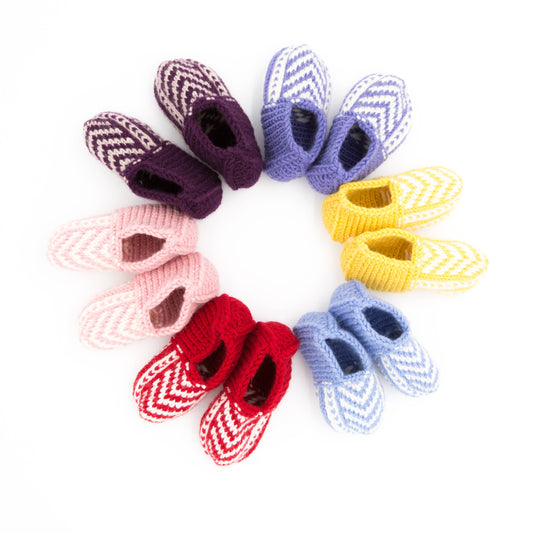 Knit Baby Socks: Colorful