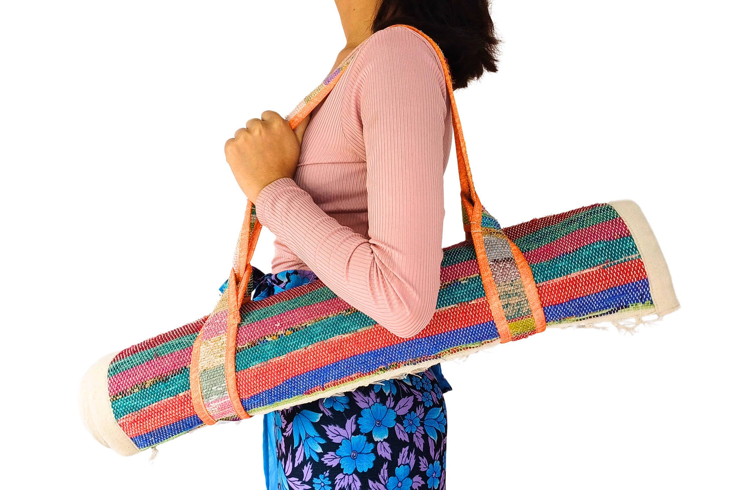 Upcycled Yoga Mat Strap: Short (63")