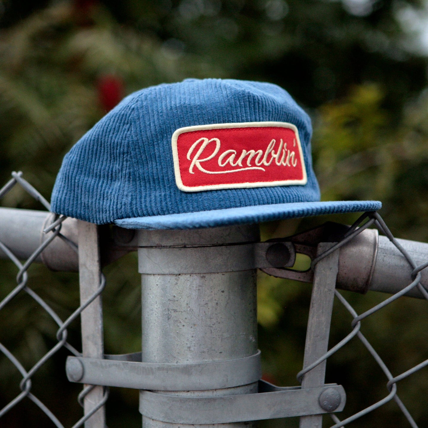 Corduroy Ramblin' Hat: Smoky Blue