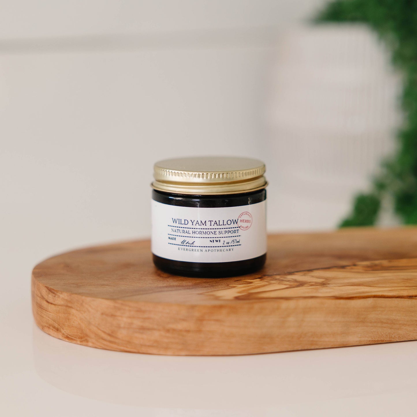 Wild Yam Tallow (made with lady may tallow): 2oz