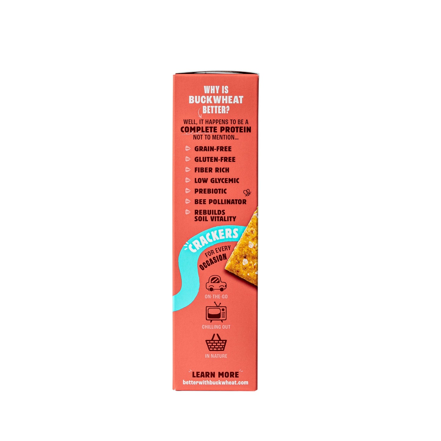 Better Than Buckwheat Sea Salt Crackers -Gluten-Free - Artisanal - Charcuterie