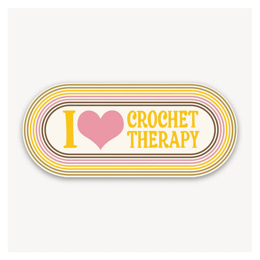 Crochet Therapy - Bumper Sticker