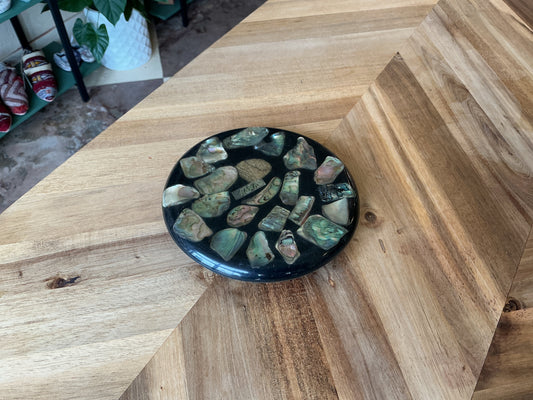 Vintage Abalone Trivet