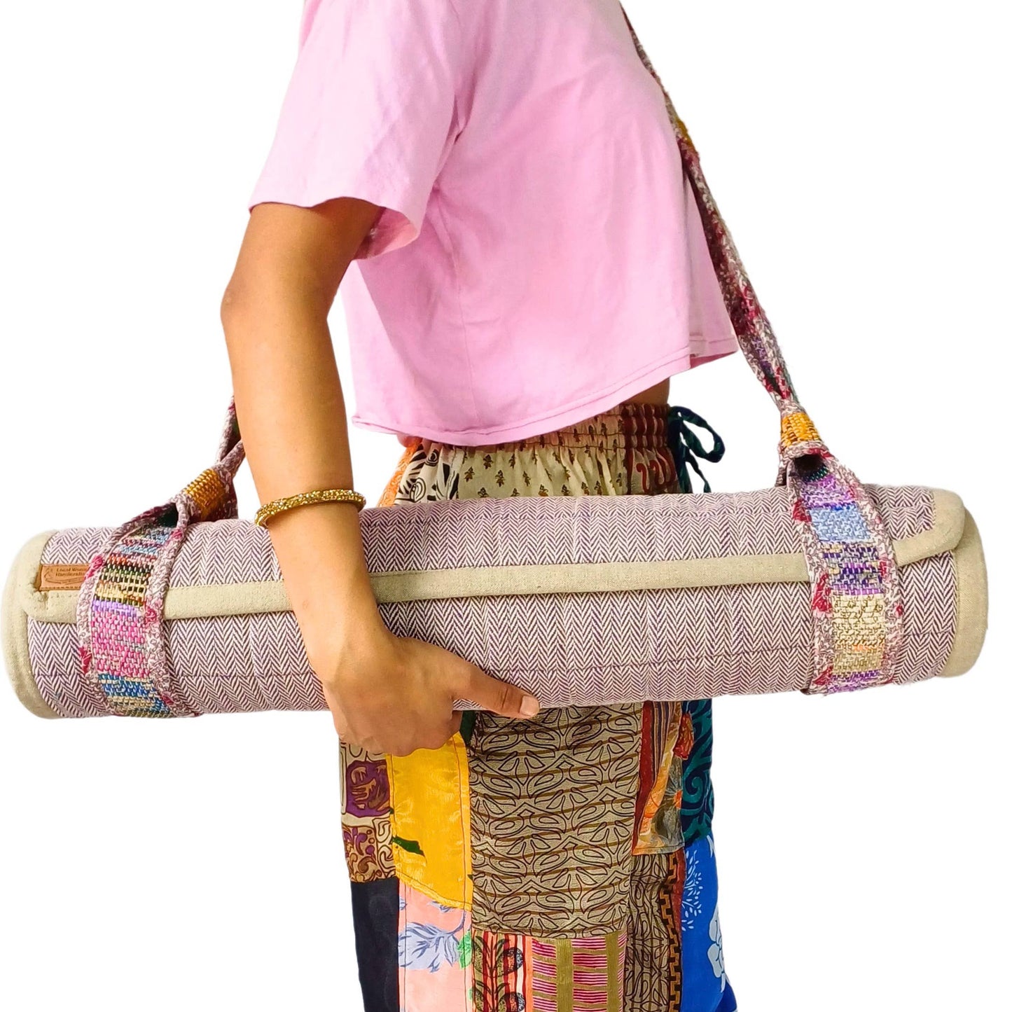 Upcycled Yoga Mat Strap: Short (63")