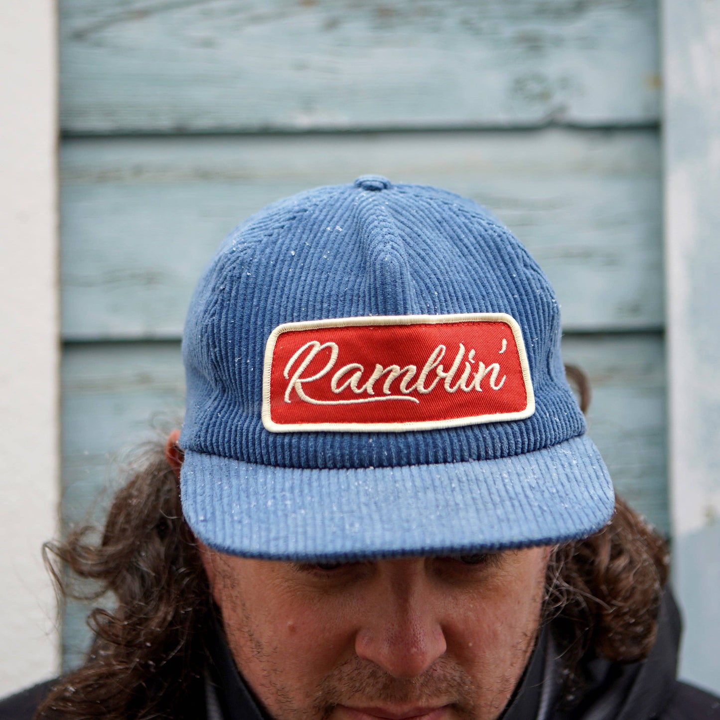 Corduroy Ramblin' Hat: Smoky Blue