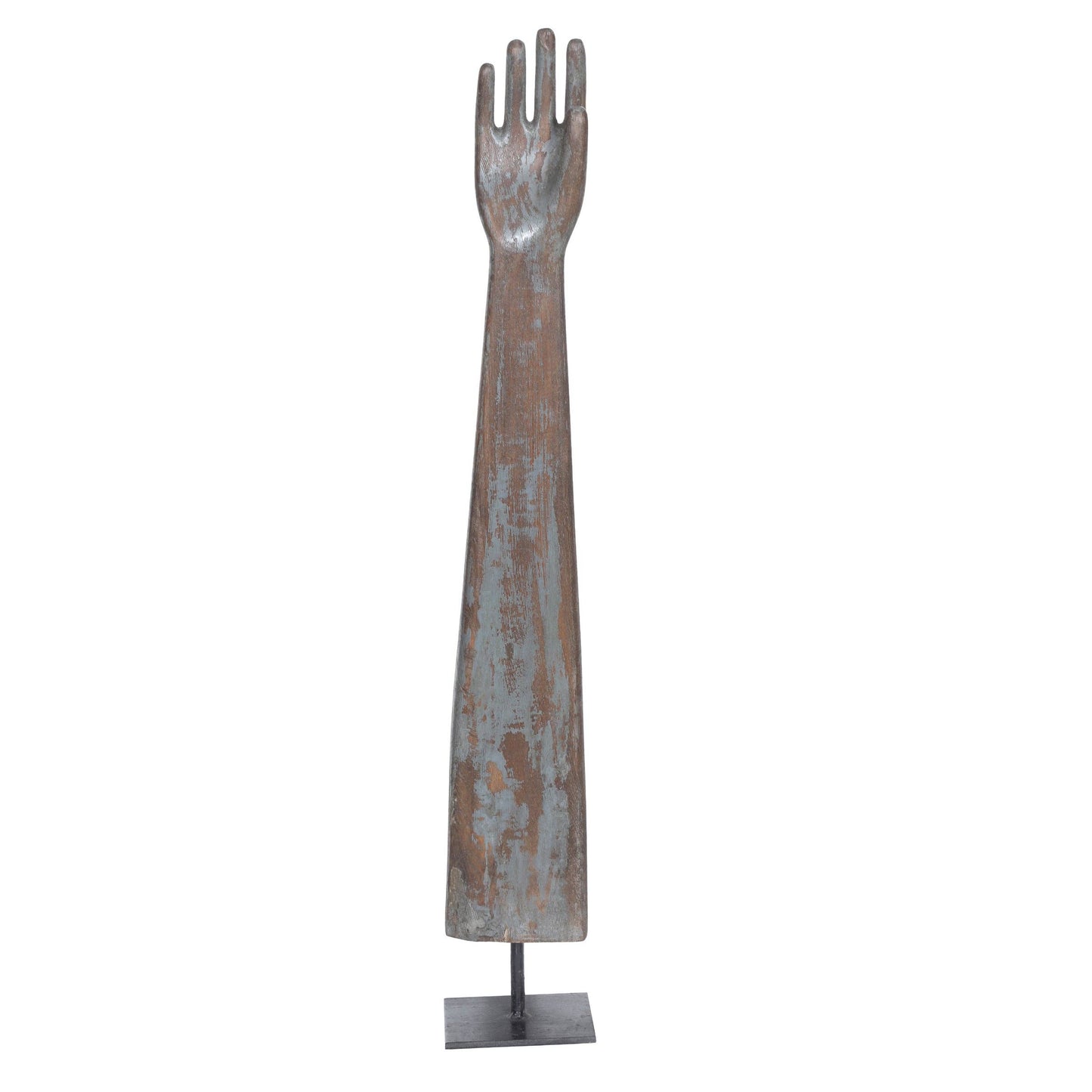 Wooden Glove Mold on Base: Small