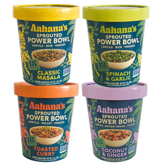 Aahana’s Sprouted Power Bowls Plant-Based, Gluten-Free Bowls