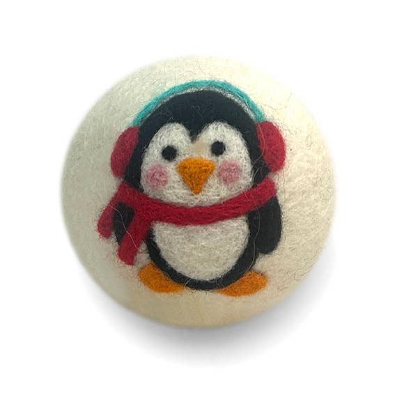 Holiday Wool Dryer Balls - Limited Edition: Holiday Bird