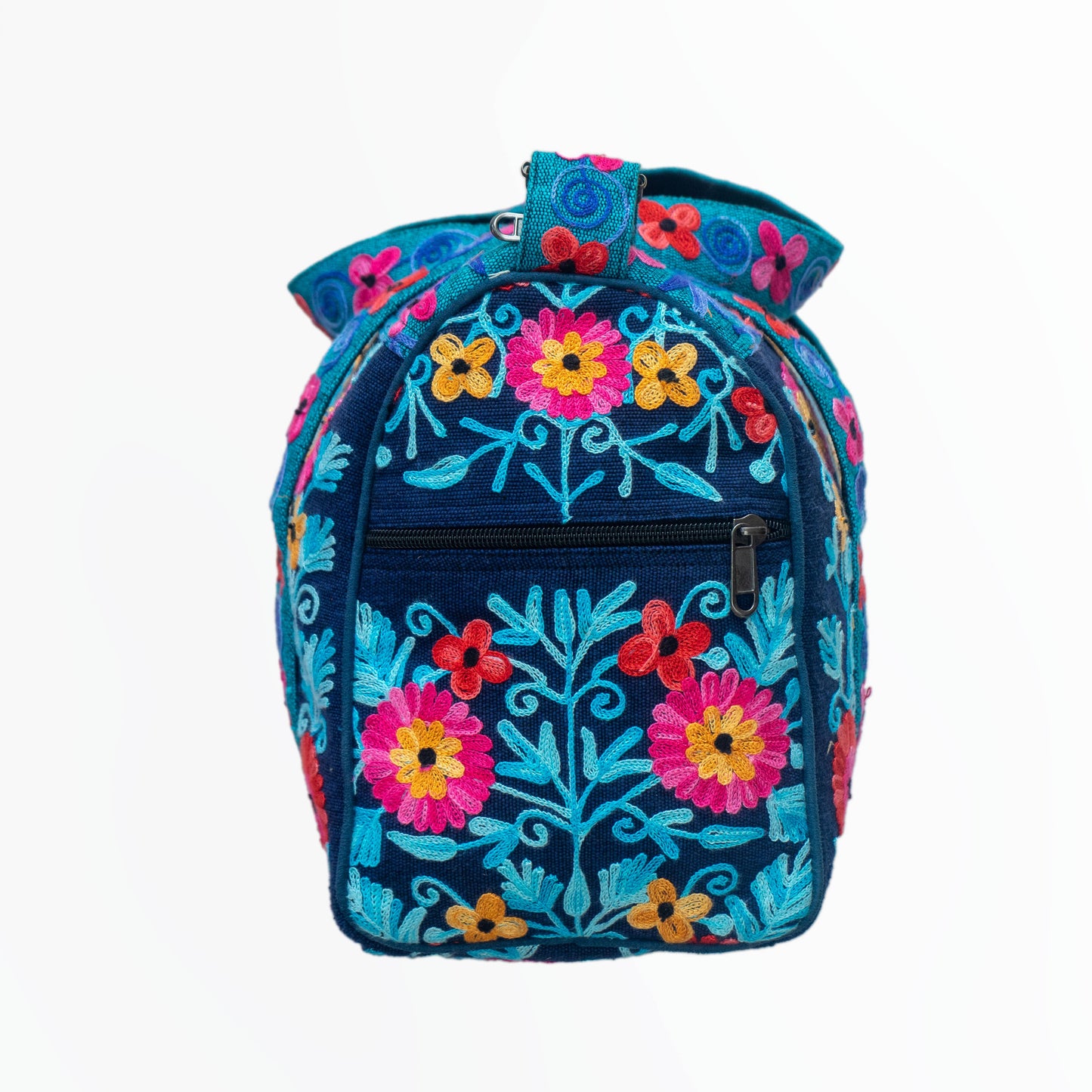  Embroidery Mini Travel Bag: Orange