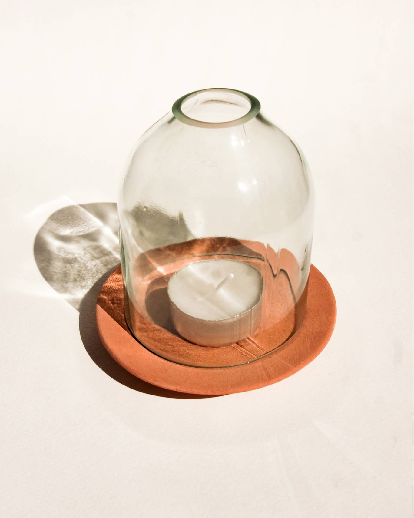 Lantern/Votive Plain Eco - Upcycled Hand-Crafted: Green