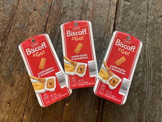 Biscoff & Go Cookie Butter and Breadsticks