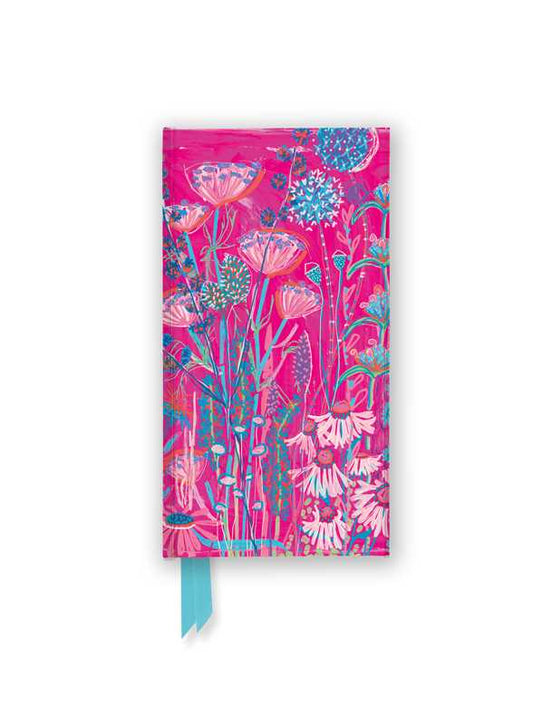 Lucy Innes Williams: Pink Garden House Foiled Slimline Journal