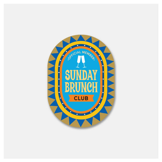 Sunday Brunch Club - Sticker