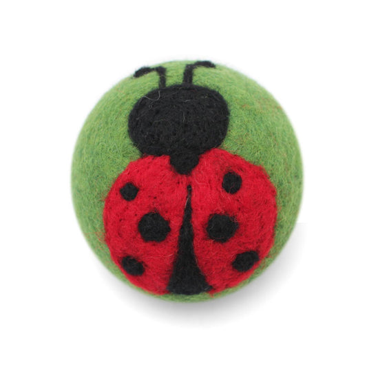 Bugs: (Butterfly's, Lady Bug) Wool Dryer Balls : Lady Bug