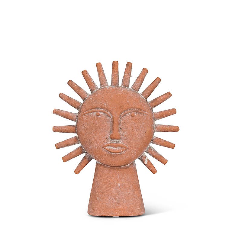 Small Sun Ray Face Figure-8.5"H