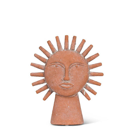 Small Sun Ray Face Figure-8.5"H