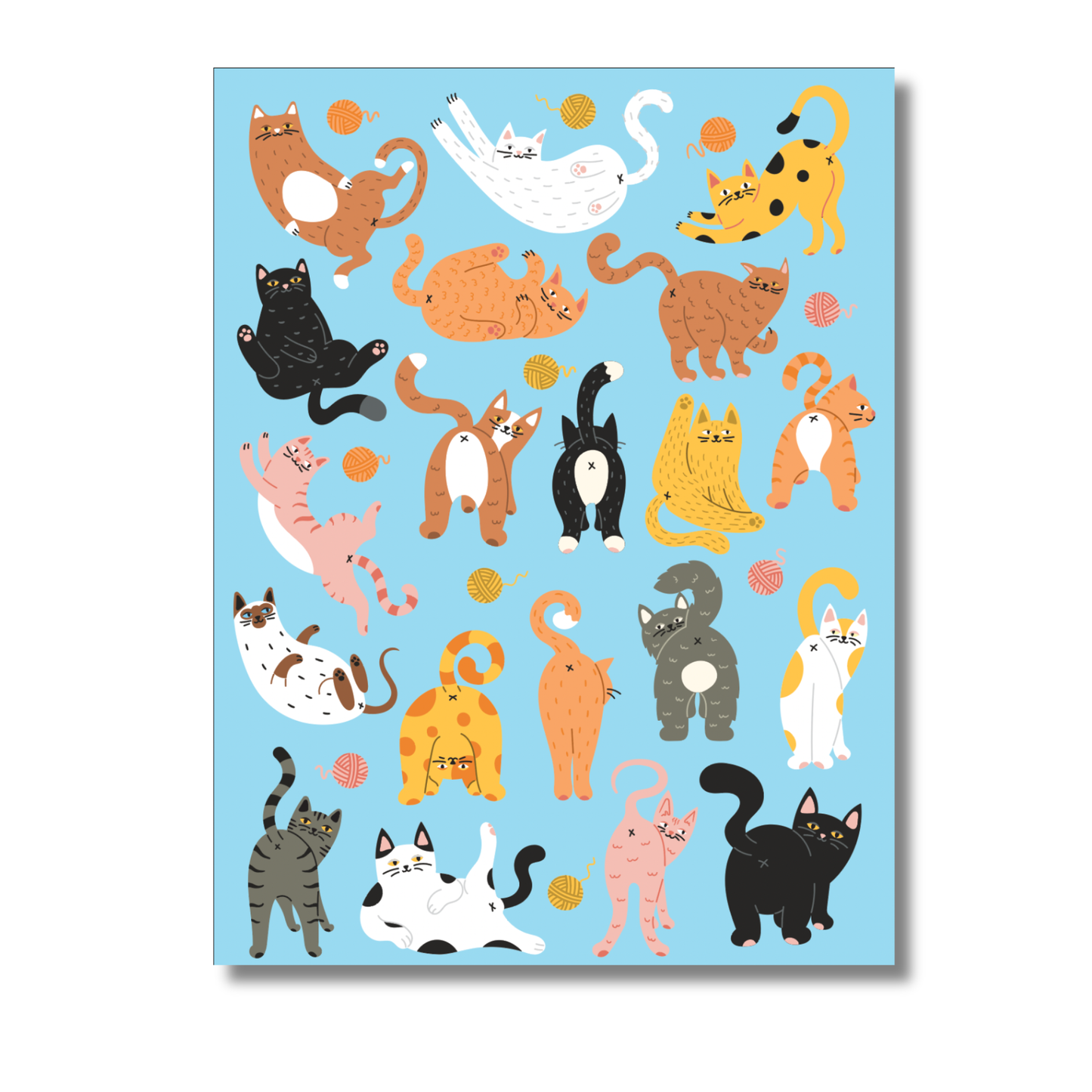 Cat Butts Puzzle (funny, gift, cat lover)