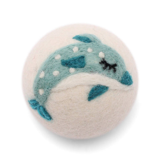 Sea Creatures: Eco Wool Dryer Balls Fair Trade: Dolphin