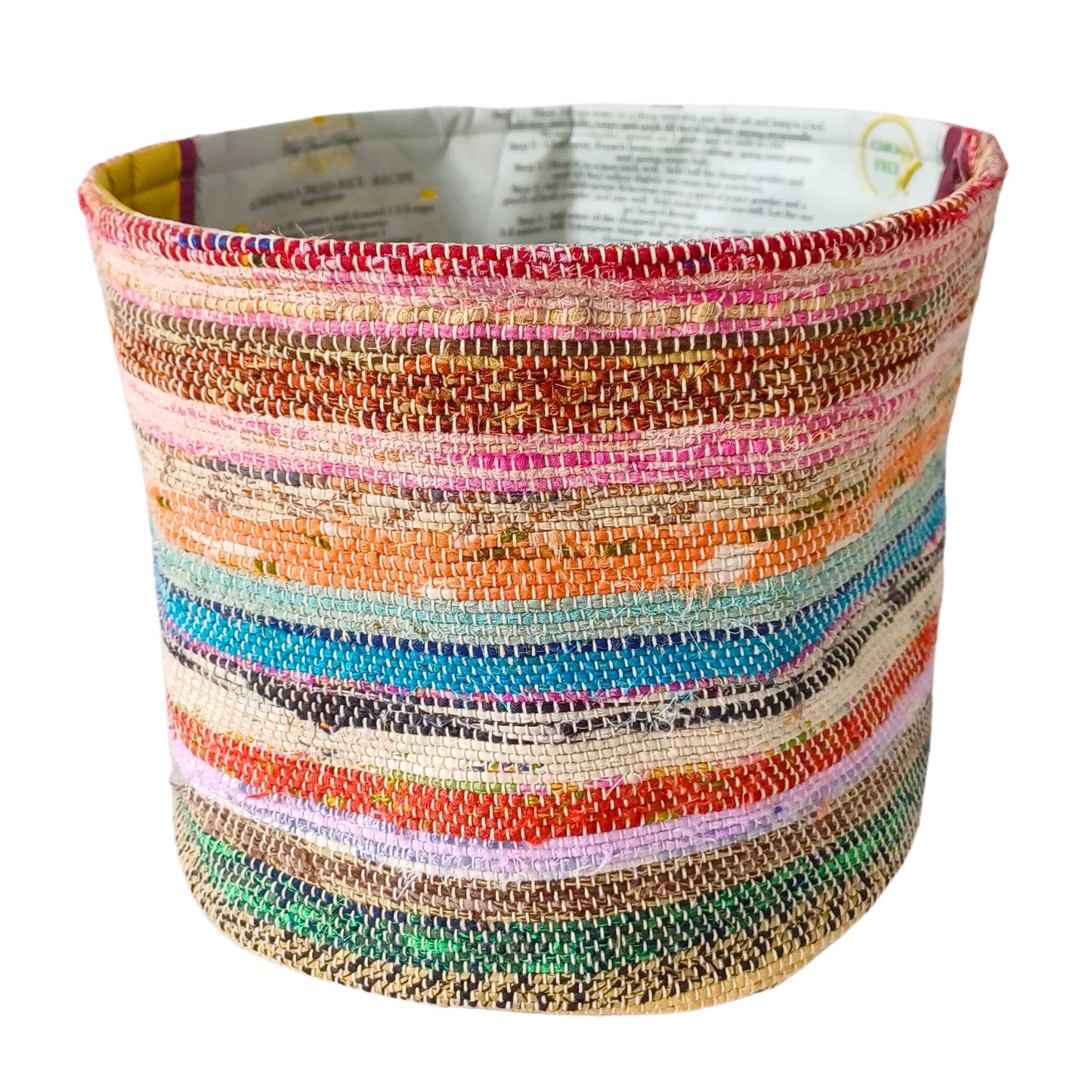 Upcycled Plant Pot Cover: Medium