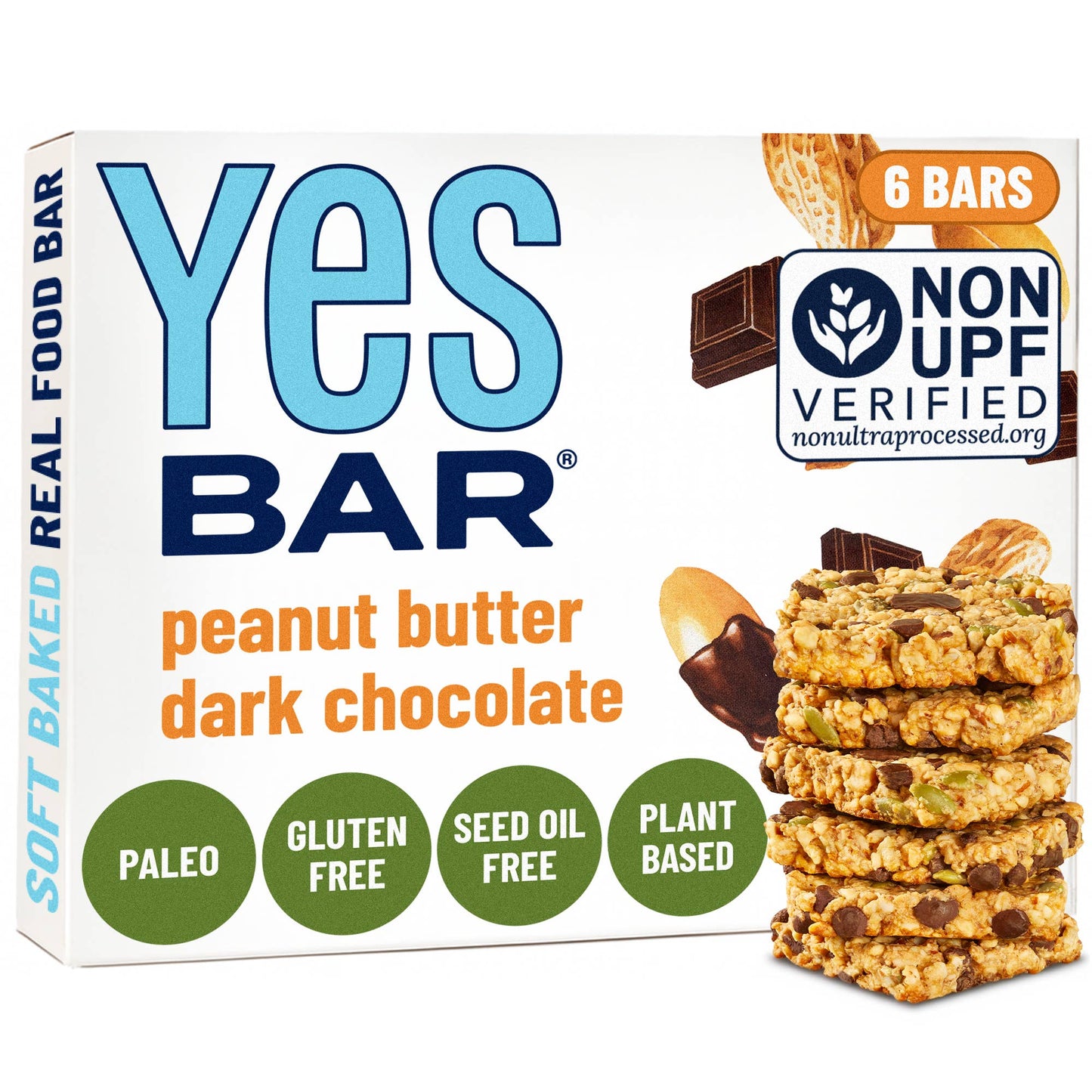 Peanut Butter Dark Chocolate - Premium Real Food Snack Bar