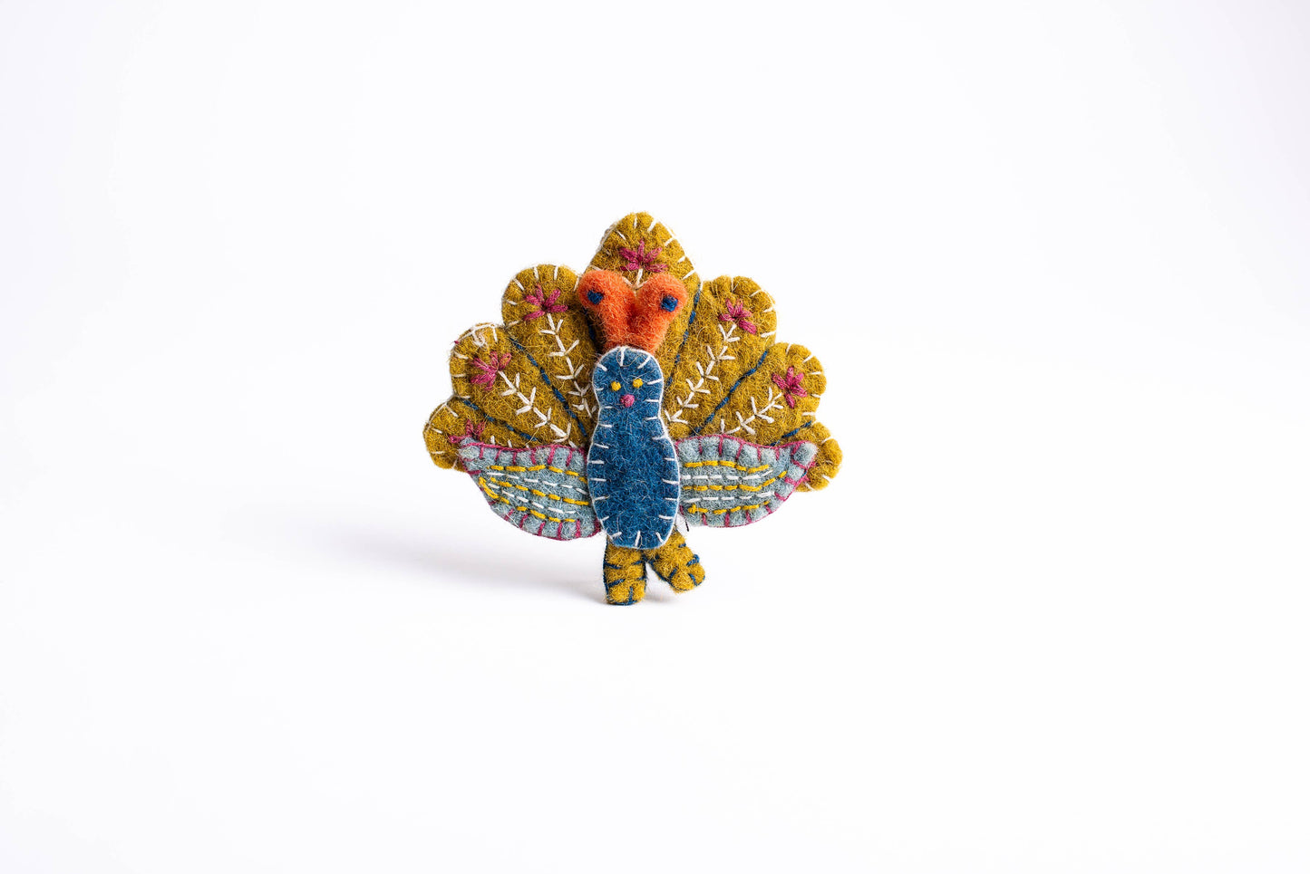 Handmade Holiday Ornaments: Peacock