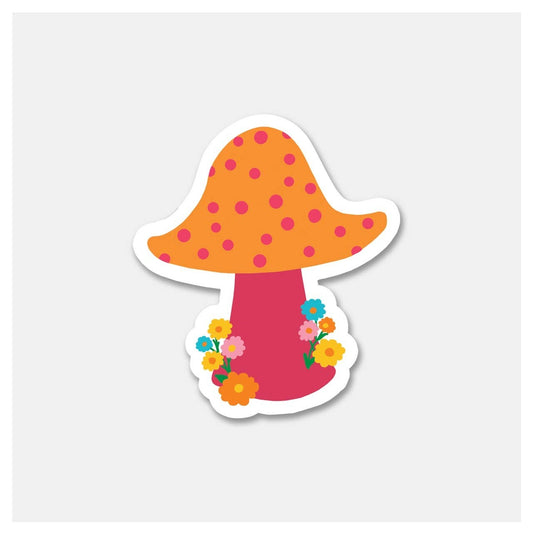 Dotted Mushroom - Sticker