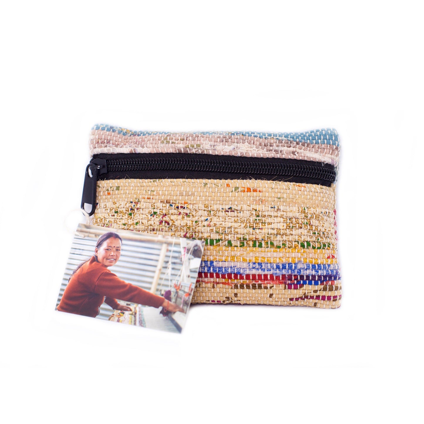 Upcycled Sari Coin Purse - Unique Inside Lining Color