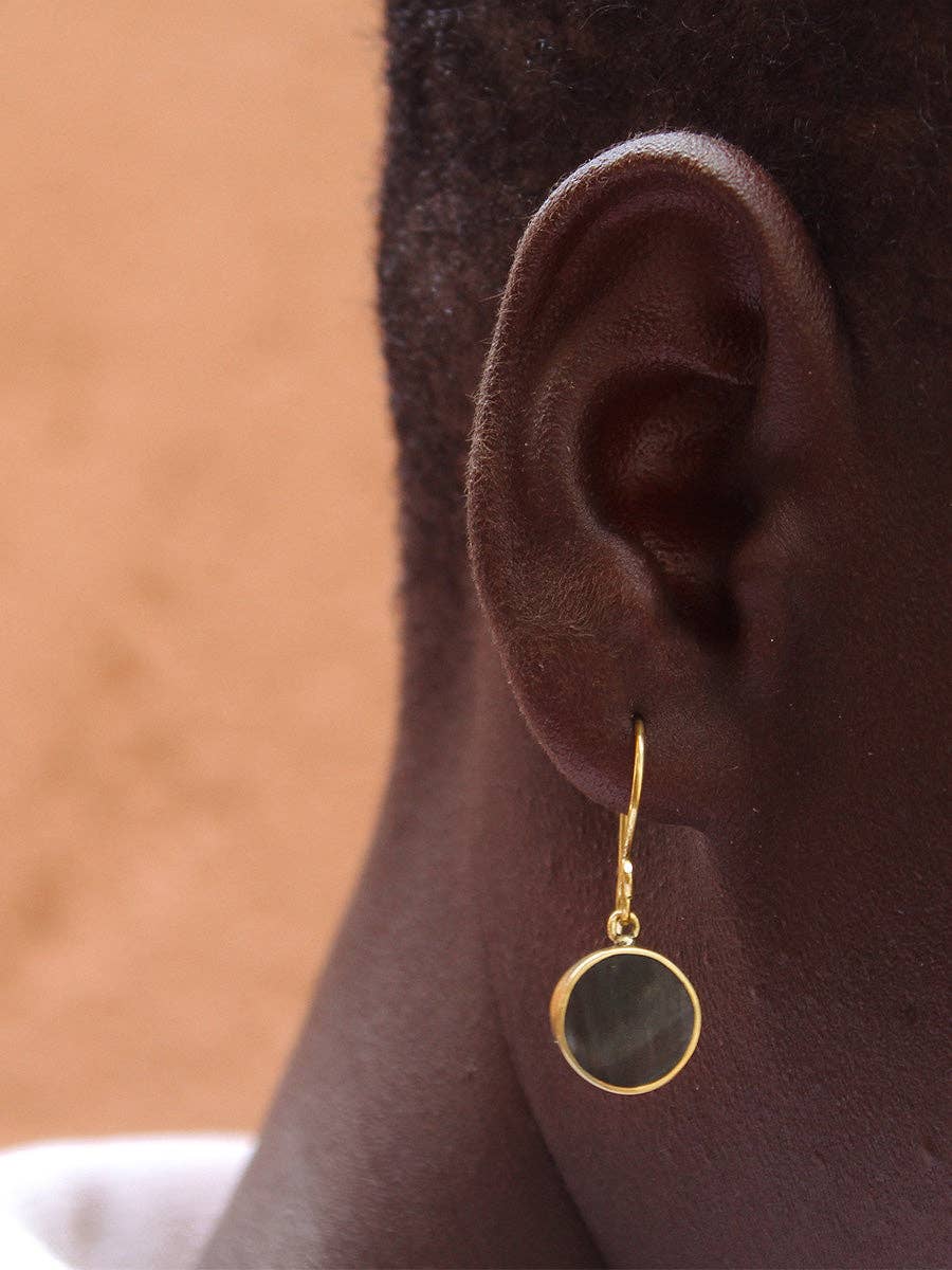 Izara Earrings: White
