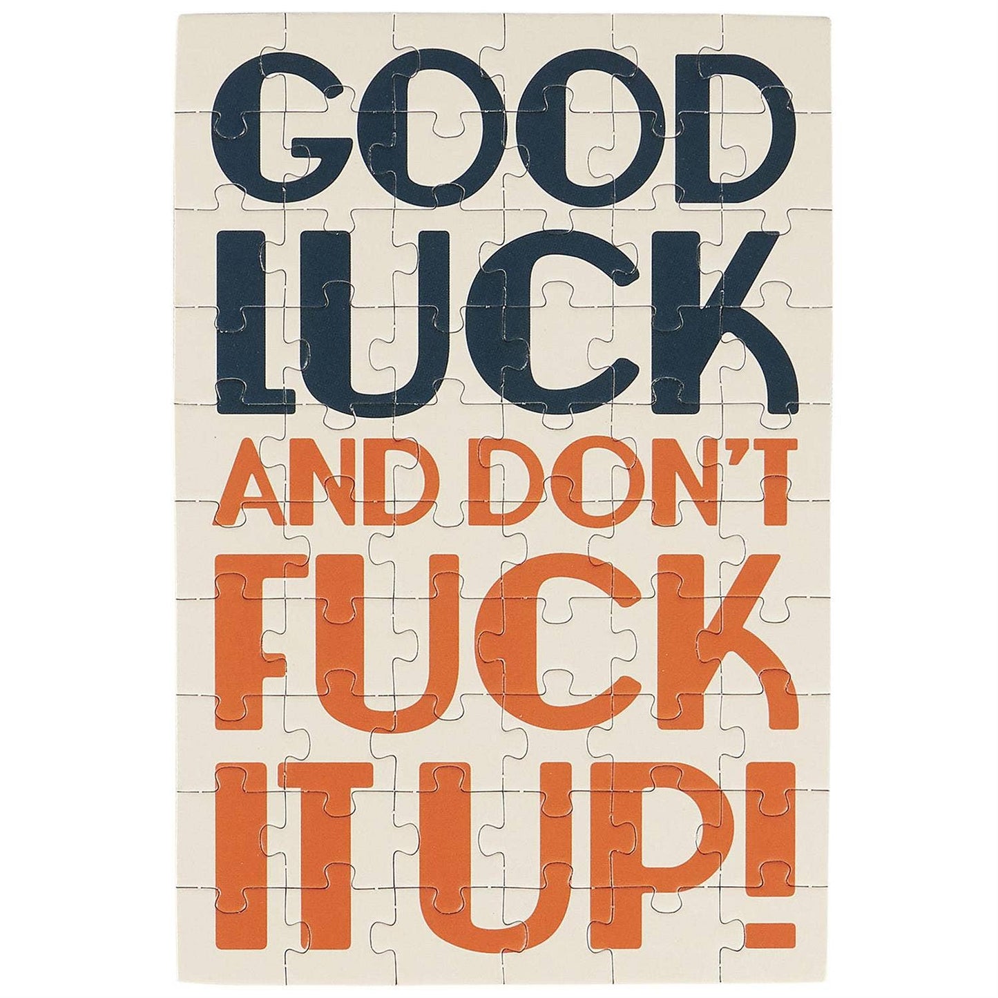 Good Luck Puzzle Card