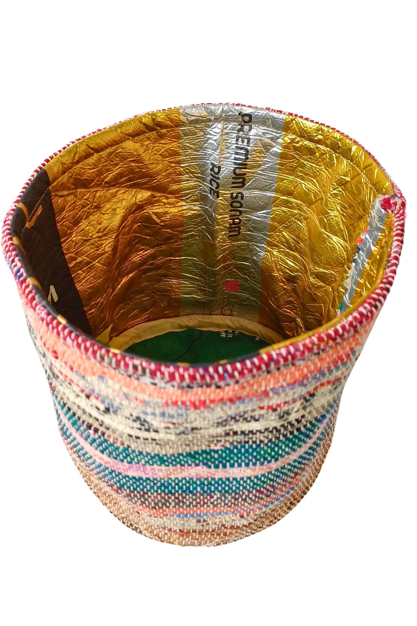 Upcycled Plant Pot Cover: Medium