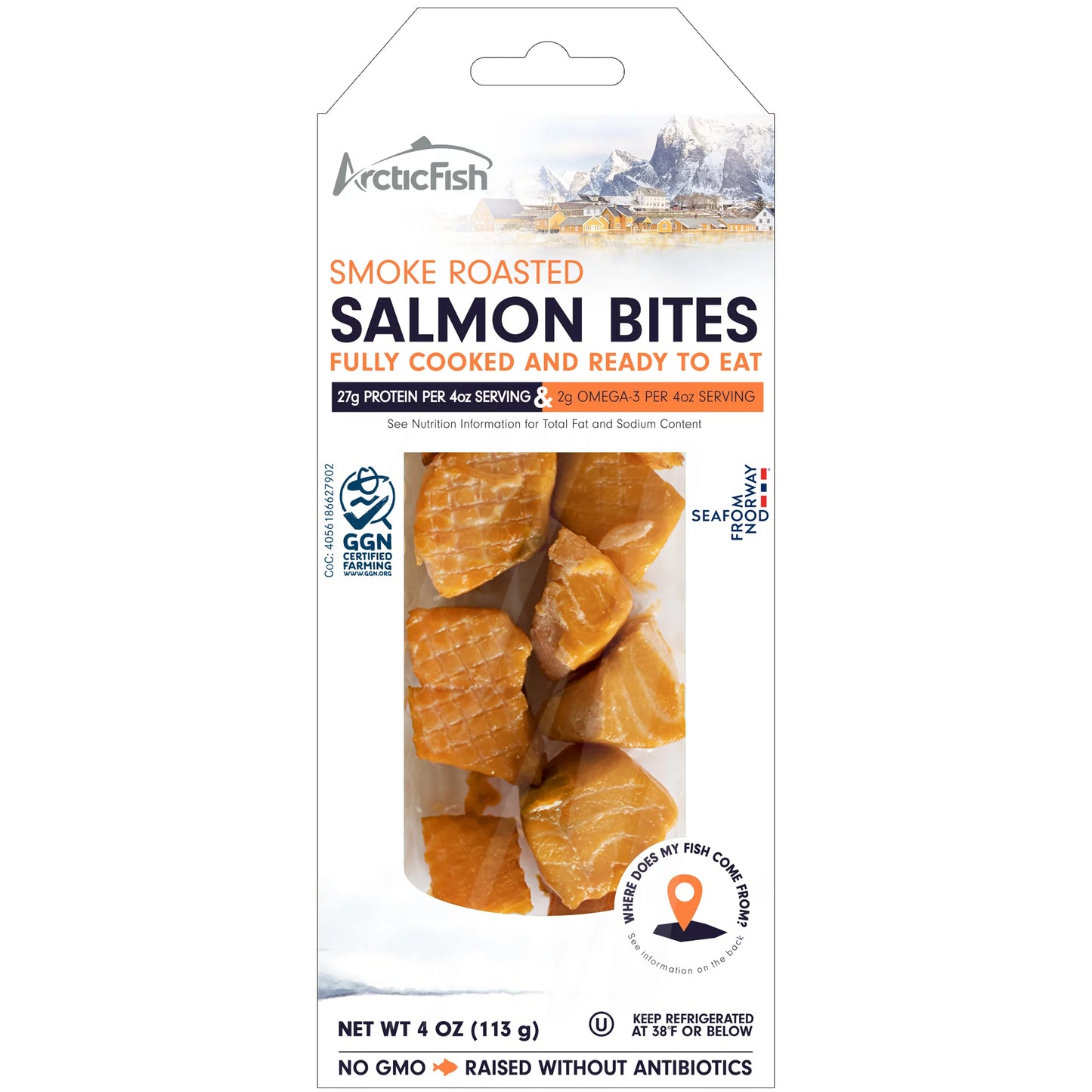 Smoke Roasted Salmon Bites