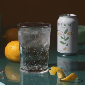 DRAM Holy Basil & Lemon Adaptogenic Sparkling Water