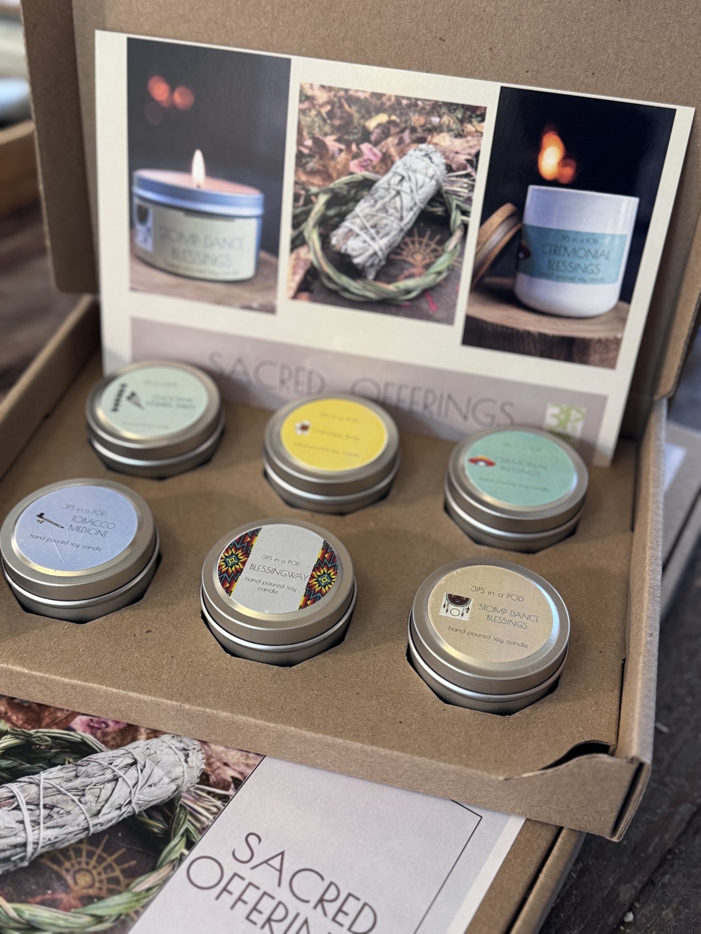 Sacred Offerings Mini Candle Set