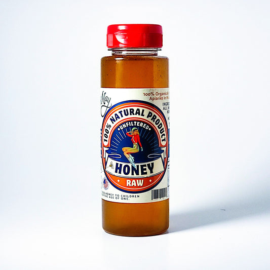 All Natural Raw Unfiltered Honey - 12oz