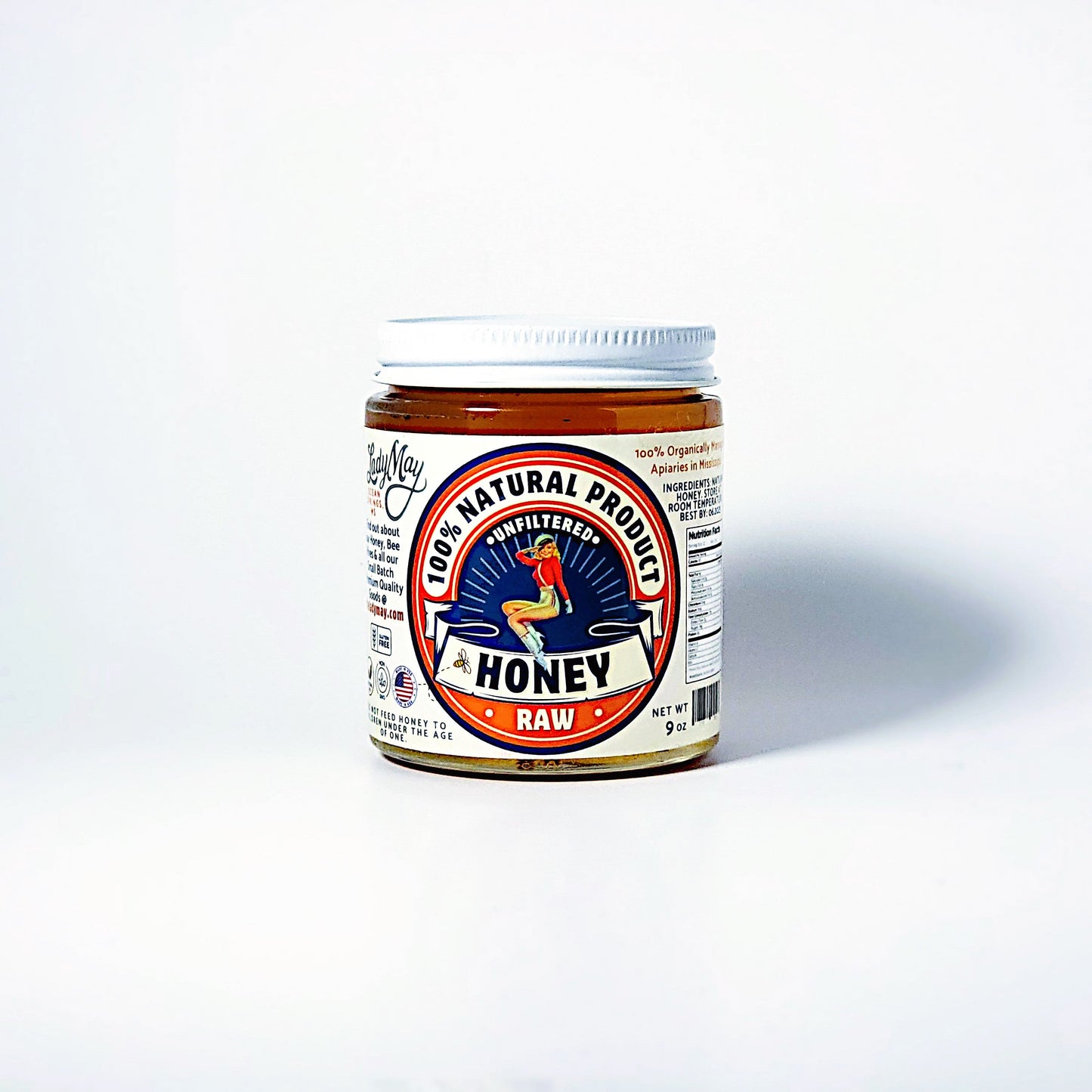 All Natural Raw Unfiltered Honey - 9oz