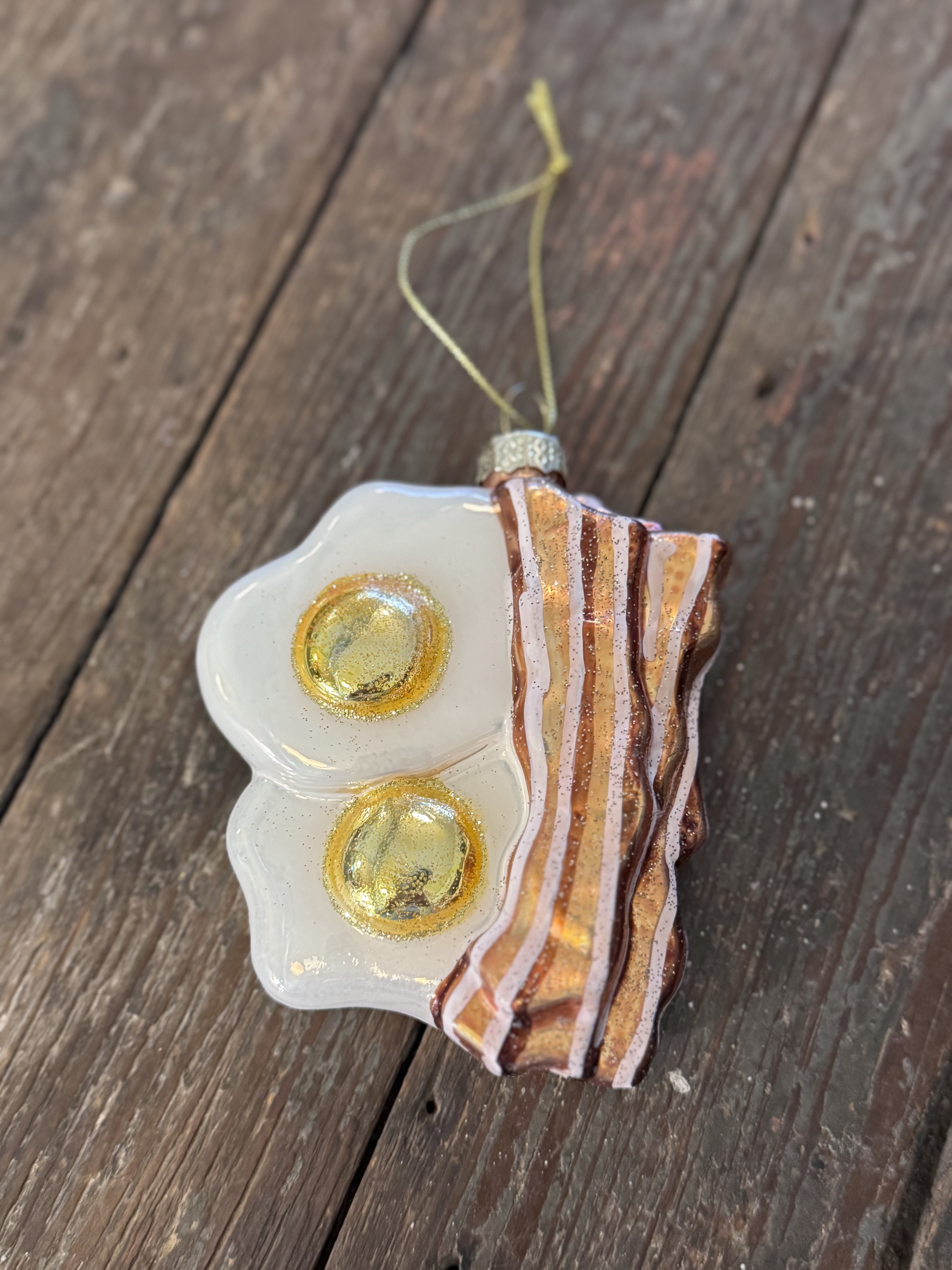 Bacon and Eggs Ornament