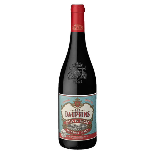 Les Dauphins Côtes du Rhône Grenache-Syrah