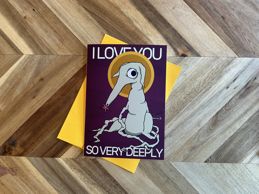 I Love You So Very Deeply 5x7 Greeting Card