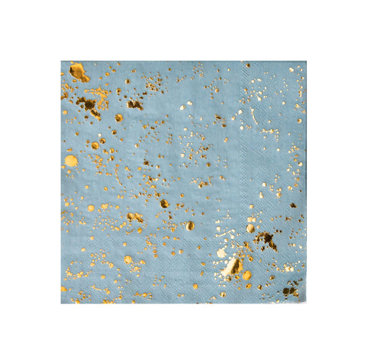 Malibu - Blue Splash Lunch Paper Napkins