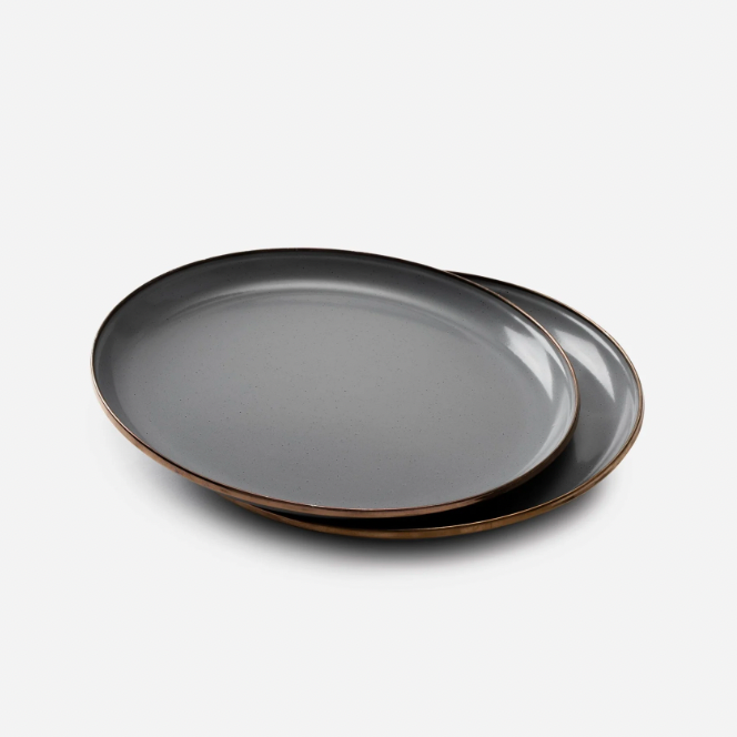 Enamel Deep Plate Set