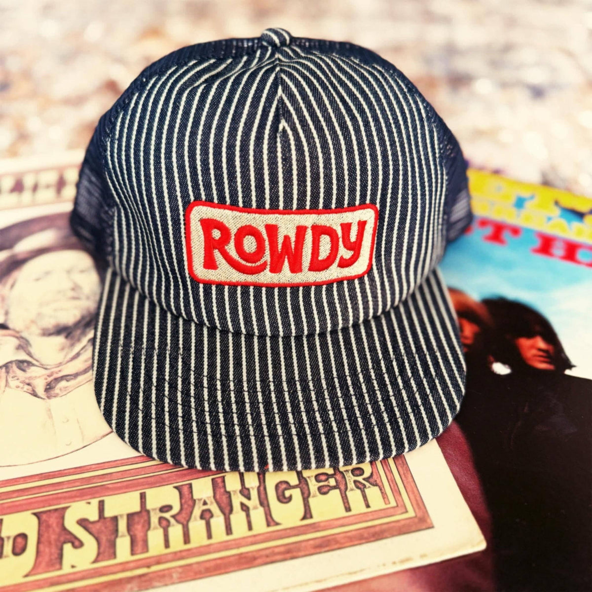 ROWDY Cotton & Mesh Snapback Hat