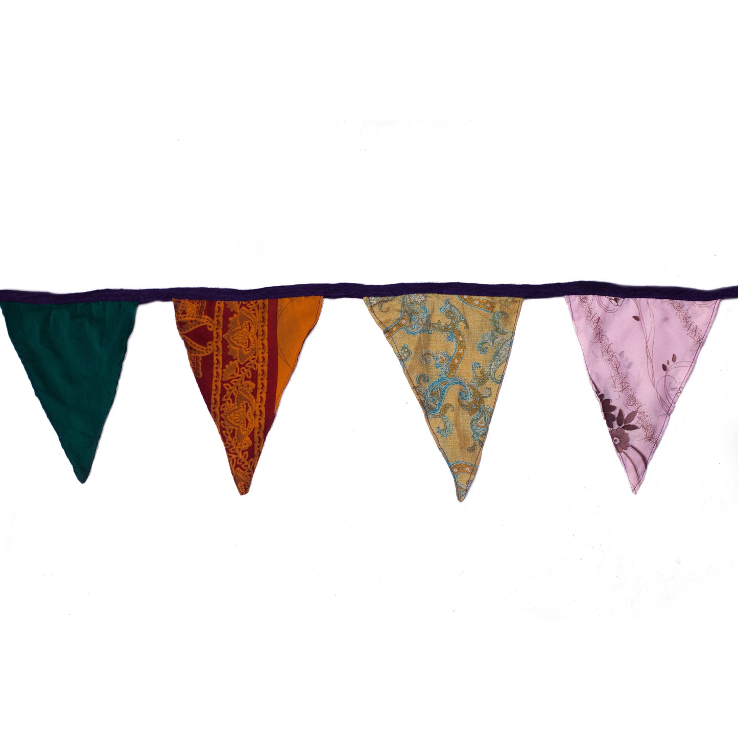 Upcycled Flags Garland