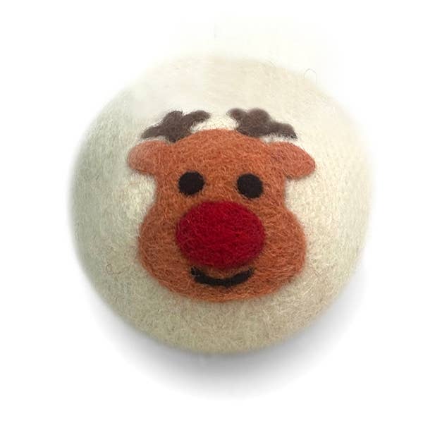 Holiday Wool Dryer Balls - Limited Edition: Holiday Bird