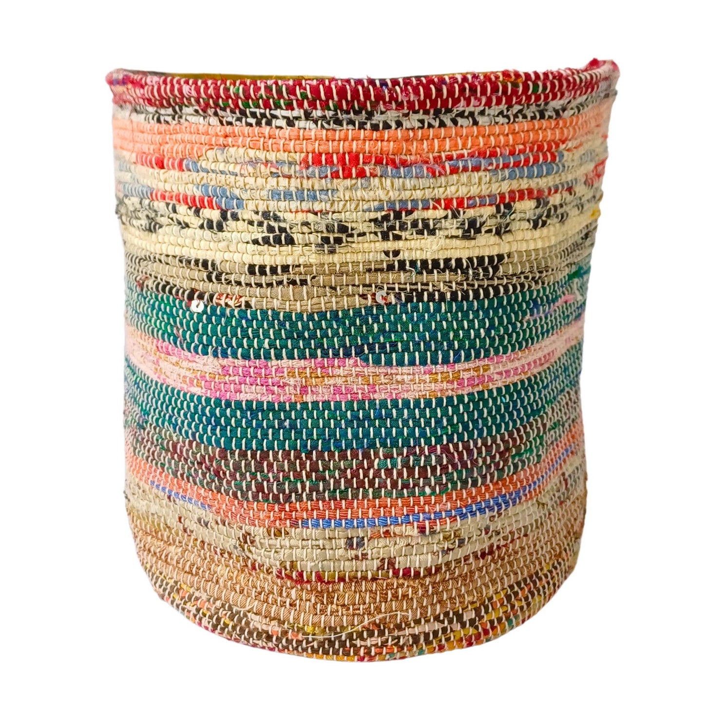 Upcycled Plant Pot Cover: Medium