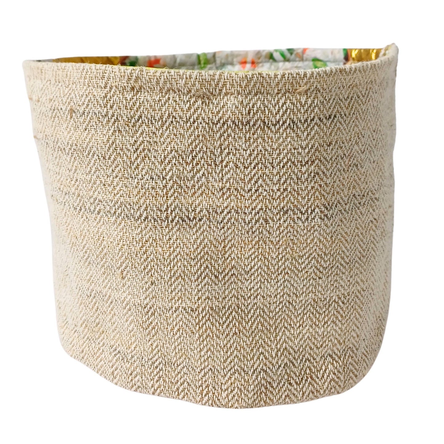 Handwoven Hemp Plant Pot Cover: Large