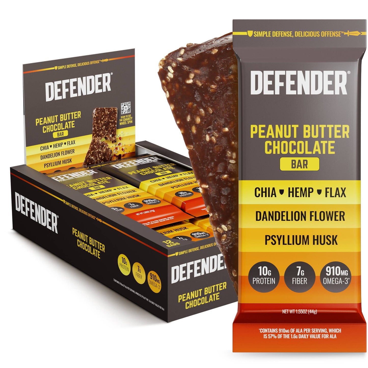 Peanut Butter Chocolate Defender Bar