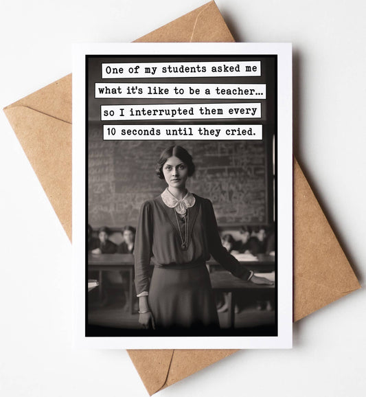 Teacher Appreciation Gifts Greeting Cards Funny, Bulk