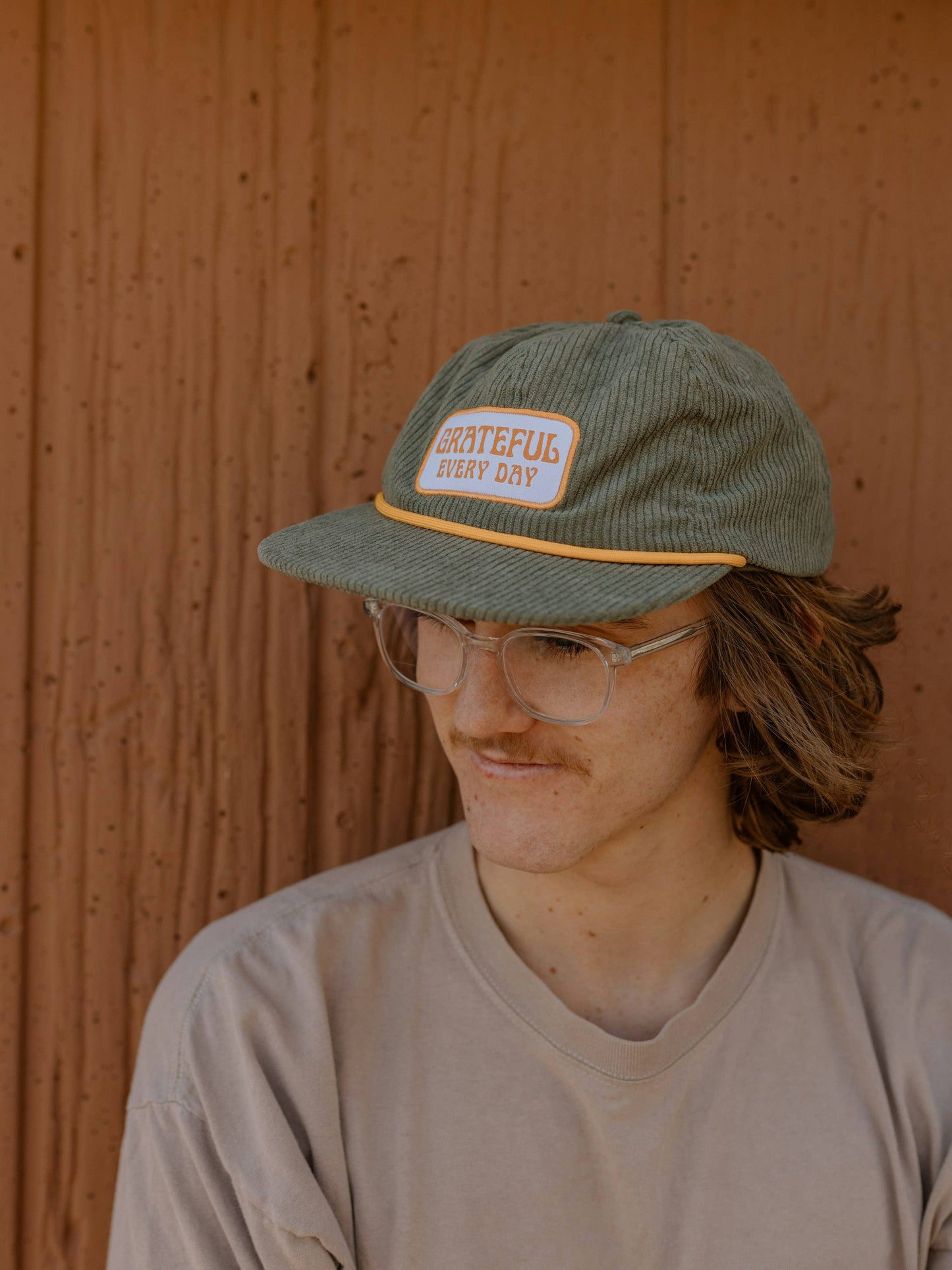 Corduroy Snapback Hat | Grateful Every Day