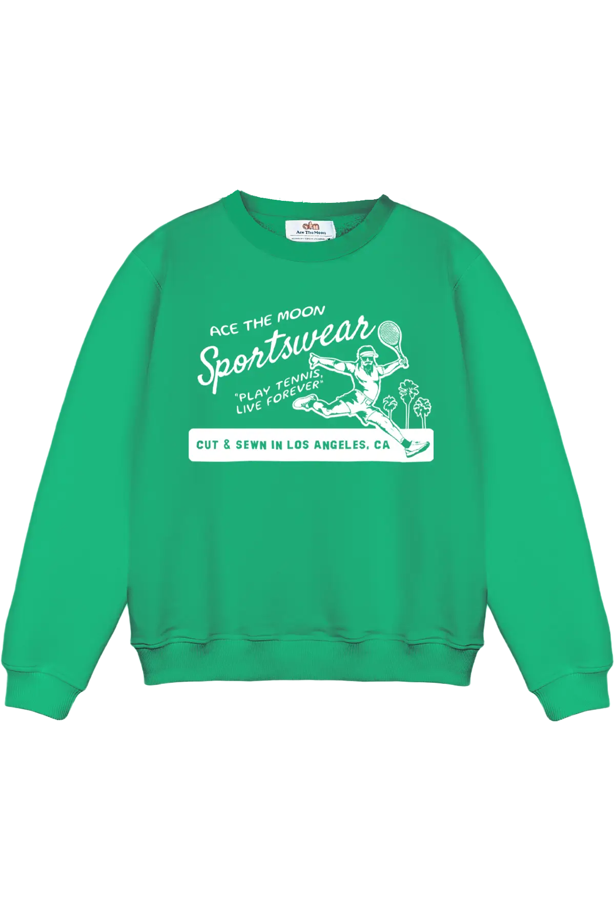 Play Tennis, Live Forever Crewneck Sweatshirt