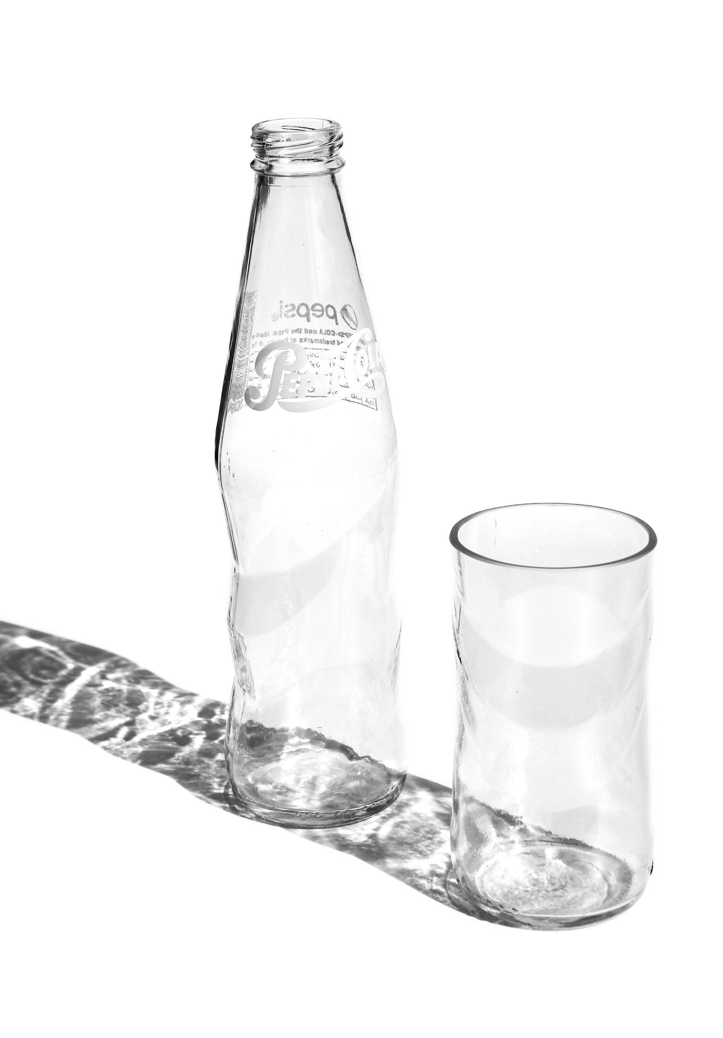 Pepsi Drinking Glasses Upcycled 4 Pack (5 Ounces)